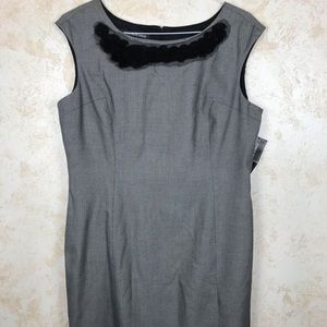 Jones Wear Dress Gray and Black Size 16